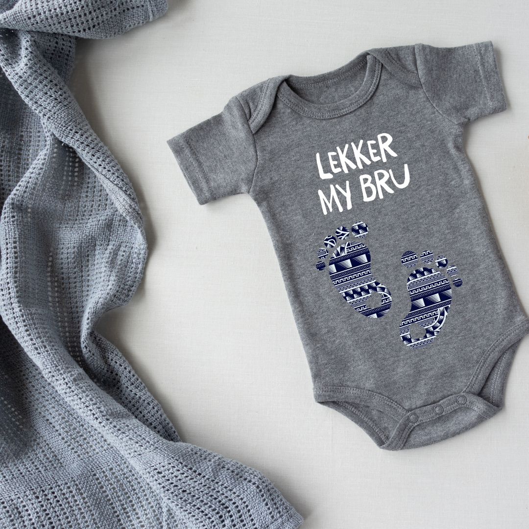 Organic Cotton Babygrows - Soft, Sustainable Comfort for Your Baby (Lekker, my bru)