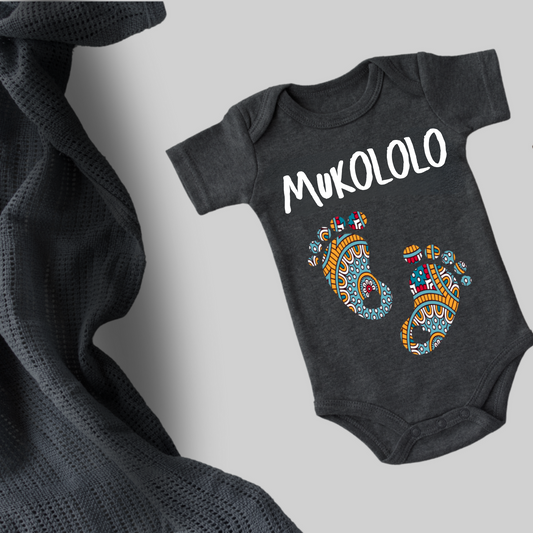 Organic Cotton Babygrows - Soft, Sustainable Comfort for Your Baby (Mukololo)