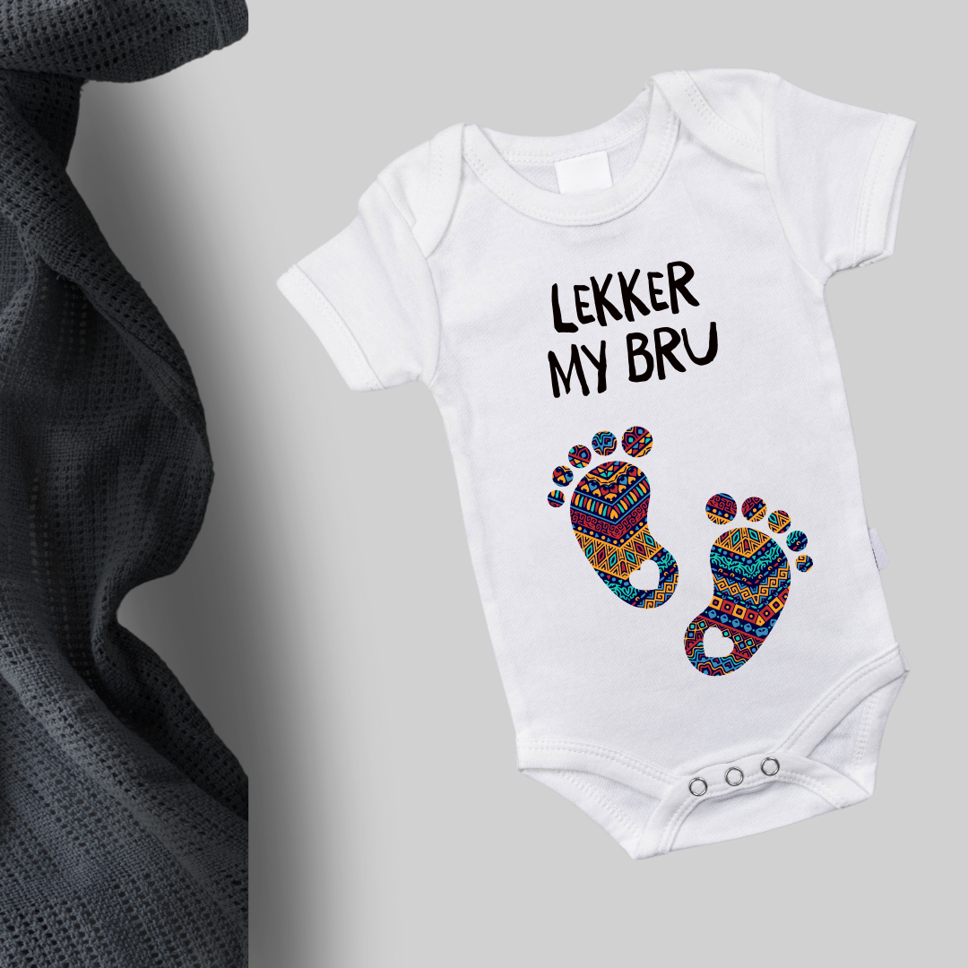 Organic Cotton Babygrows - Soft, Sustainable Comfort for Your Baby (Lekker, my bru)