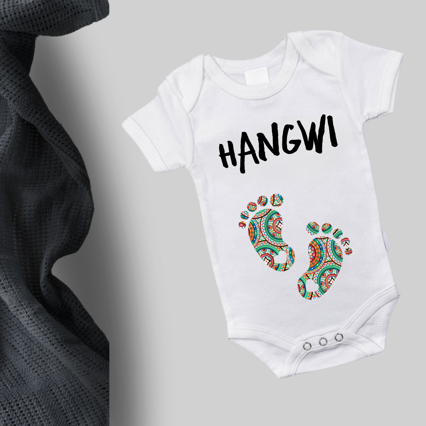 Organic Cotton Babygrows - Soft, Sustainable Comfort for Your Baby (Hangwi)