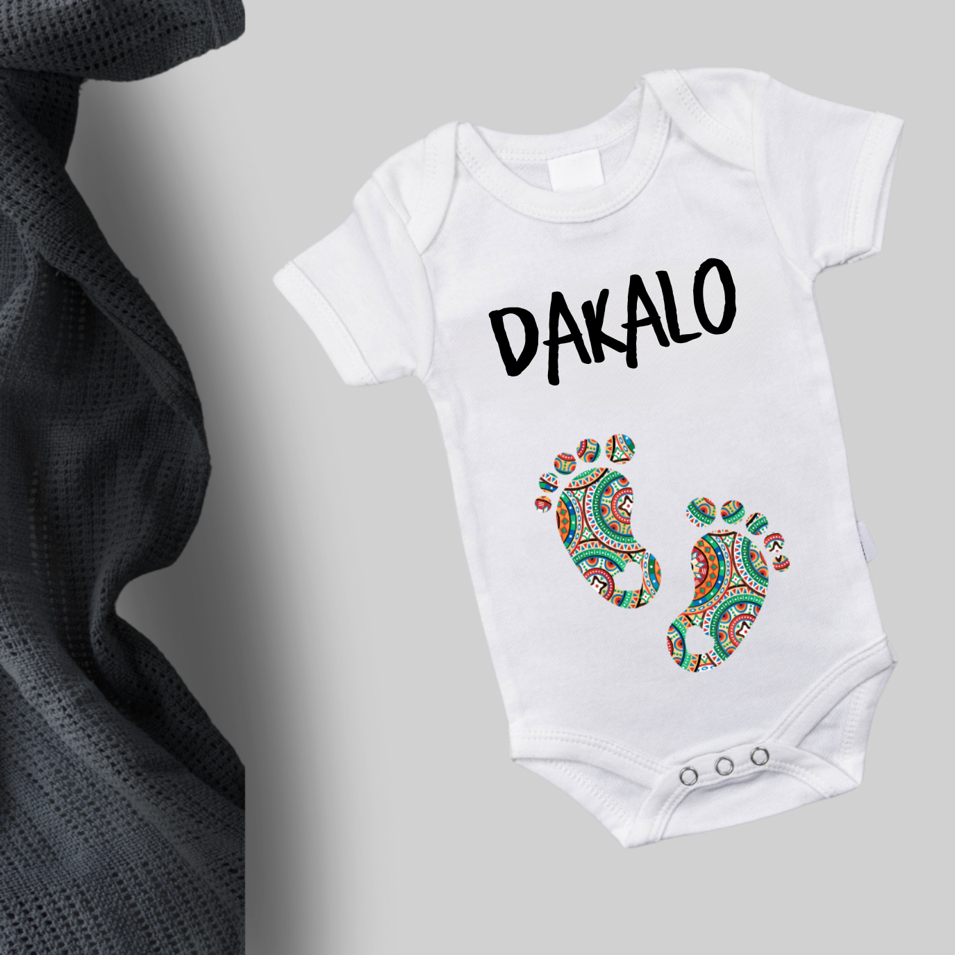 Organic Cotton Babygrows - Soft, Sustainable Comfort for Your Baby (Dakalo)