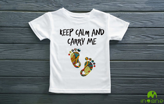 Kids 100% Organic Cotton Comfort T-Shirt (Keep calm and carry Me)
