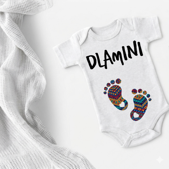 Organic Cotton Babygrows - Soft, Sustainable Comfort for Your Baby (Dlamini)