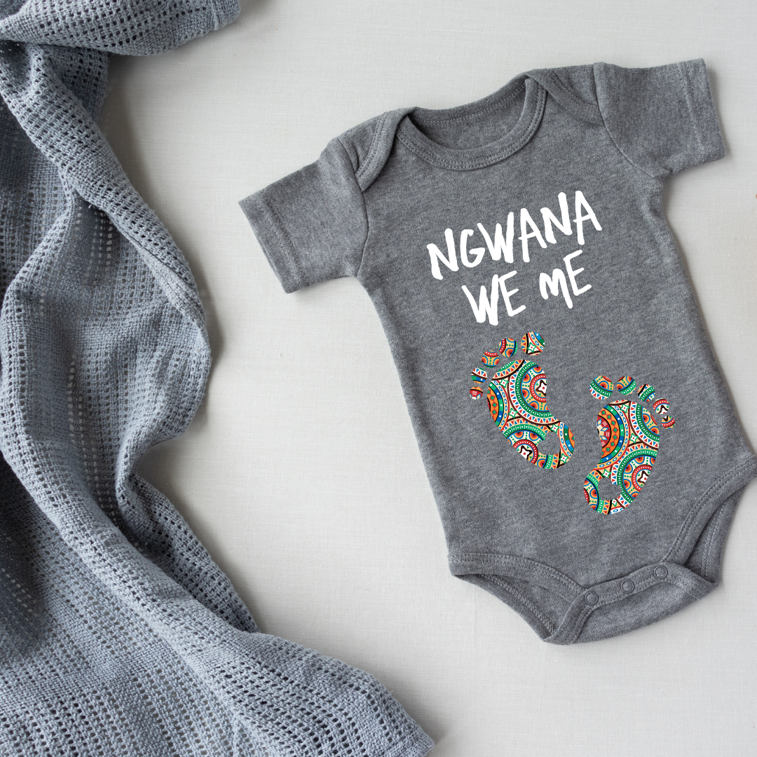 Organic Cotton Babygrows - Soft, Sustainable Comfort for Your Baby (Ngwana wa me)