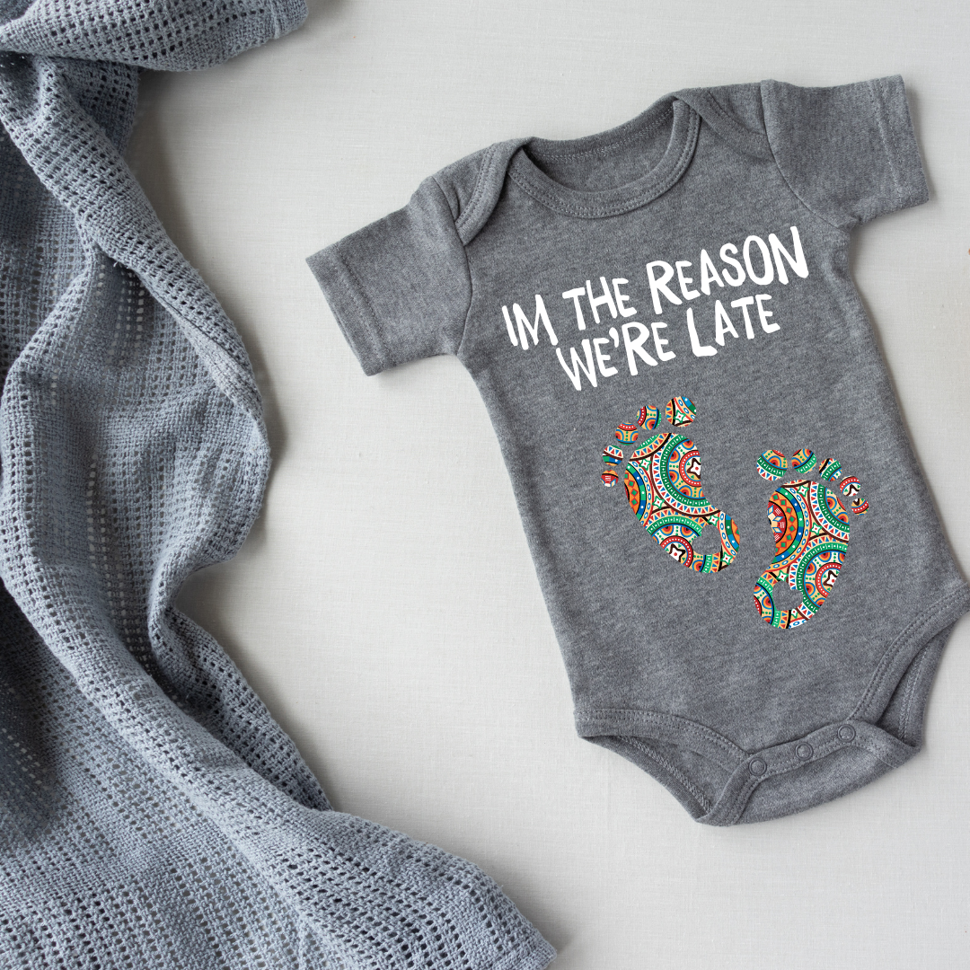 Organic Cotton Babygrows - Soft, Sustainable Comfort for Your Baby (Im the reason we're late)