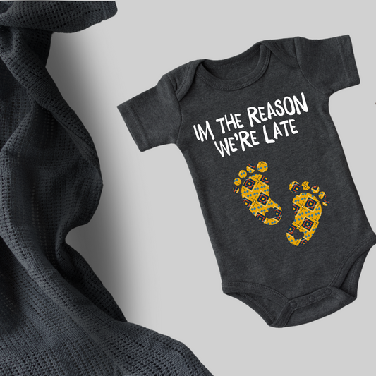 Organic Cotton Babygrows - Soft, Sustainable Comfort for Your Baby (Im the reason we're late)