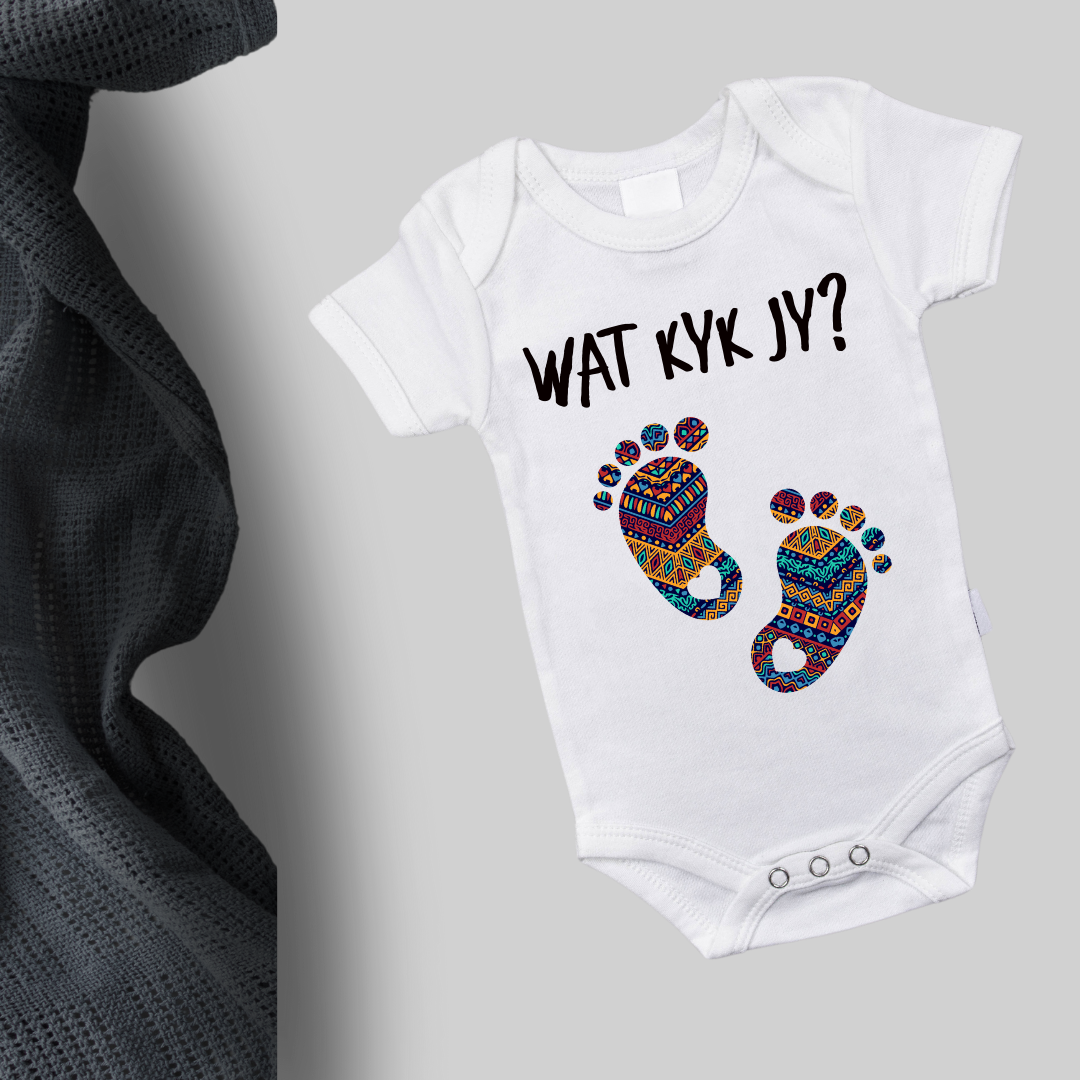 Organic Cotton Babygrows - Soft, Sustainable Comfort for Your Baby (Wat kyk jy?)