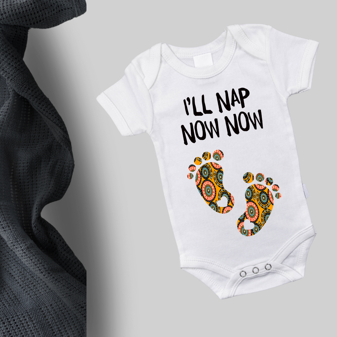 Organic Cotton Babygrows - Soft, Sustainable Comfort for Your Baby (I'll nap now now)