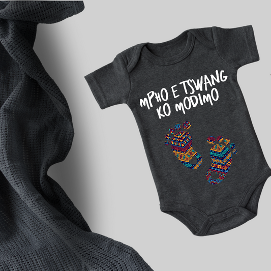 Organic Cotton Babygrows - Soft, Sustainable Comfort for Your Baby (Mpho e tswang ko Modimo)