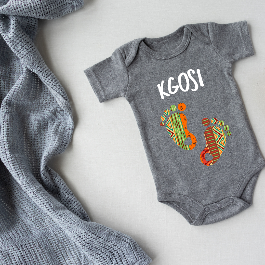 Organic Cotton Babygrows - Soft, Sustainable Comfort for Your Baby (Kgosi)