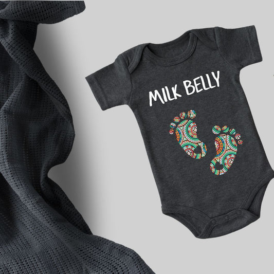 Organic Cotton Babygrows - Soft, Sustainable Comfort for Your Baby (Milk Belly)