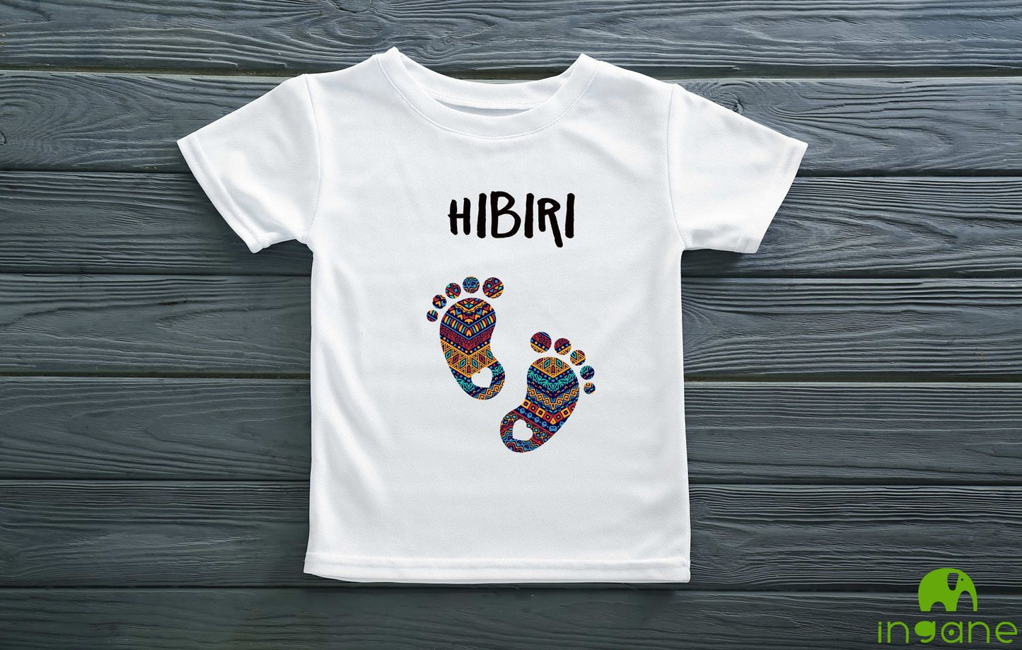 Kids 100% Organic Cotton Comfort T-Shirt (Hibiri)