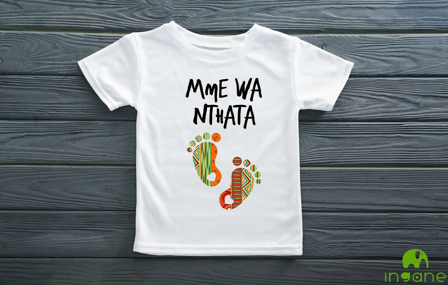 Kids 100% Organic Cotton Comfort T-Shirt (Mme wa Nthata)