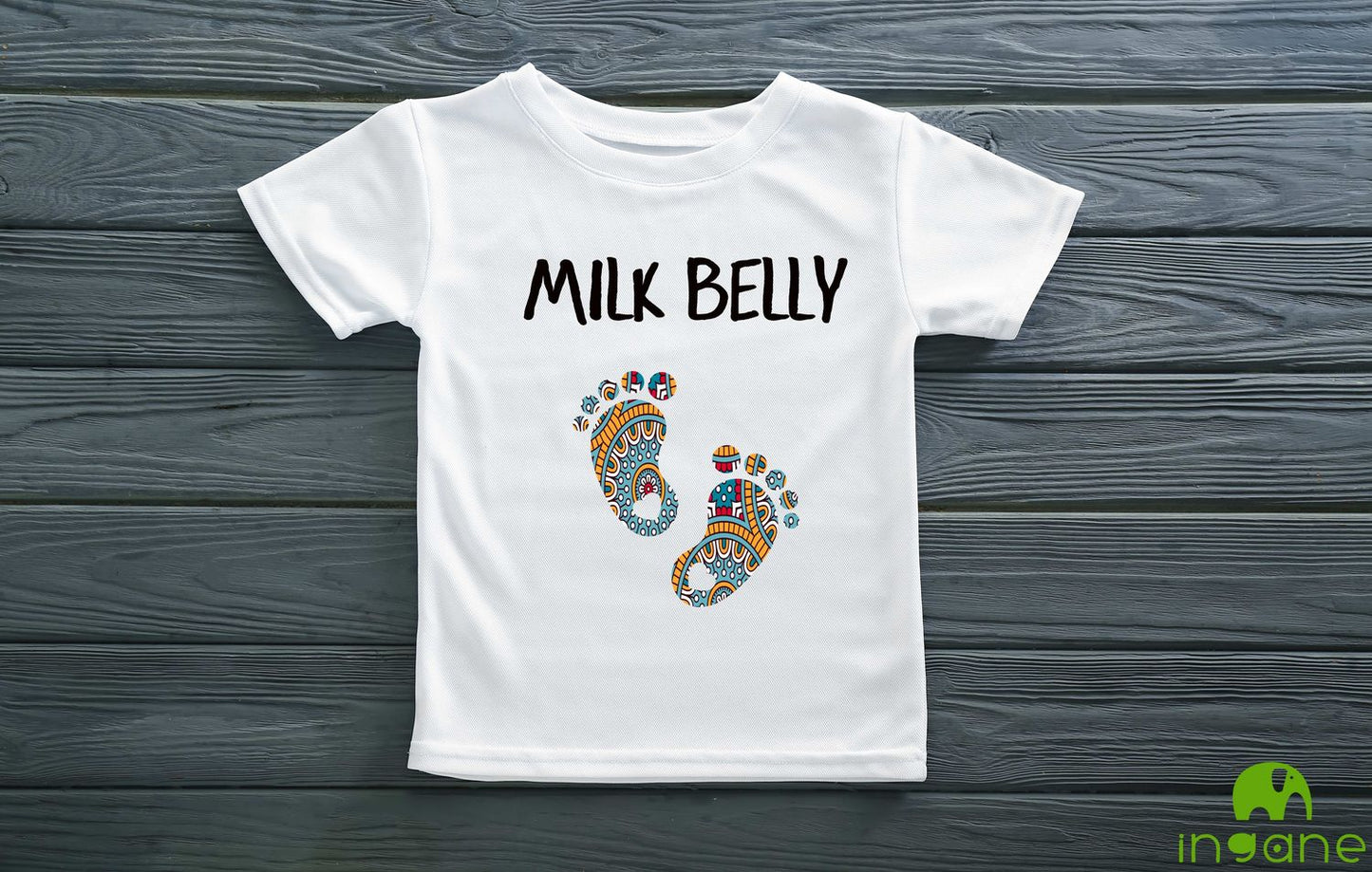 Kids 100% Organic Cotton Comfort T-Shirt (Milk Belly)