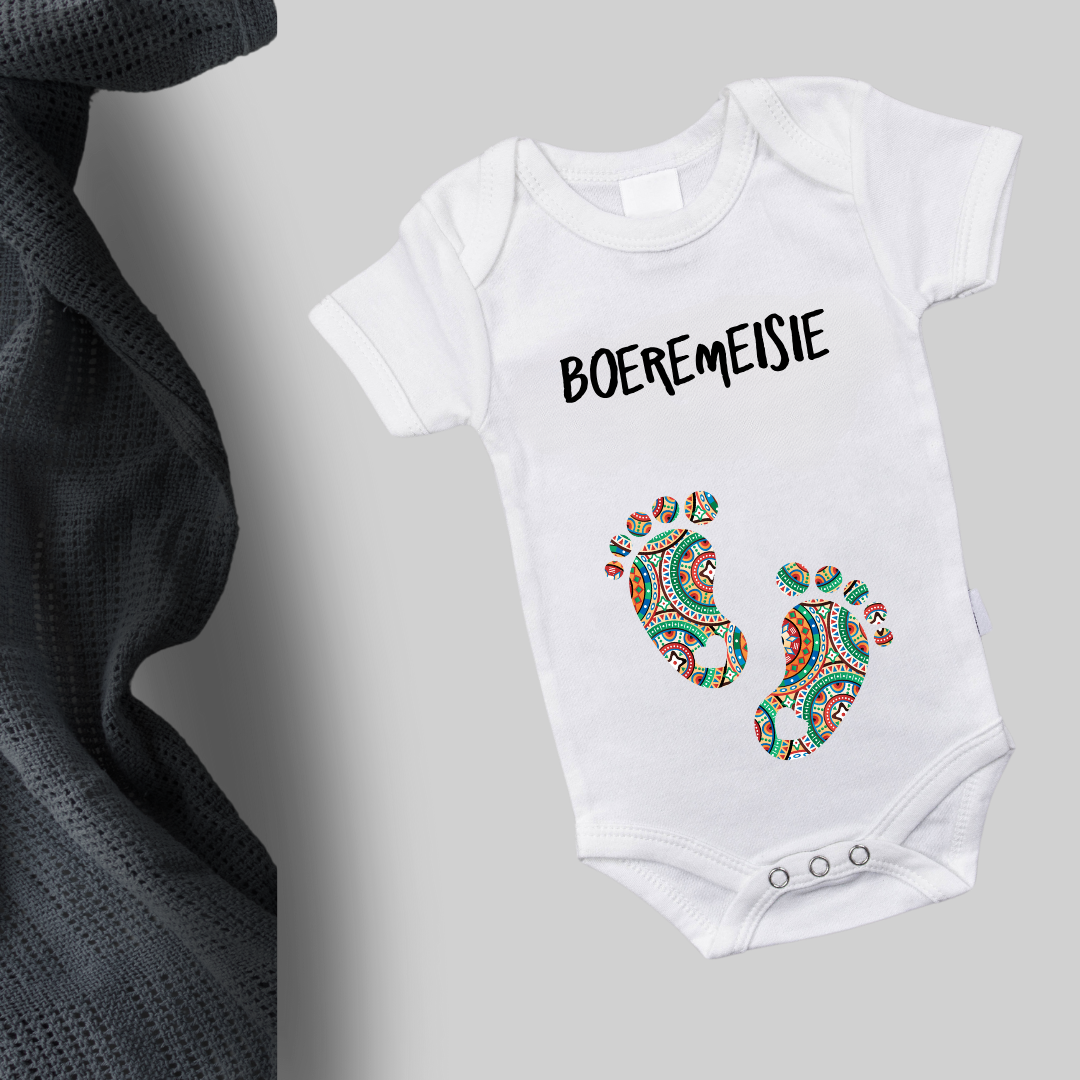 Organic Cotton Babygrows - Soft, Sustainable Comfort for Your Baby (Boeremeisie)