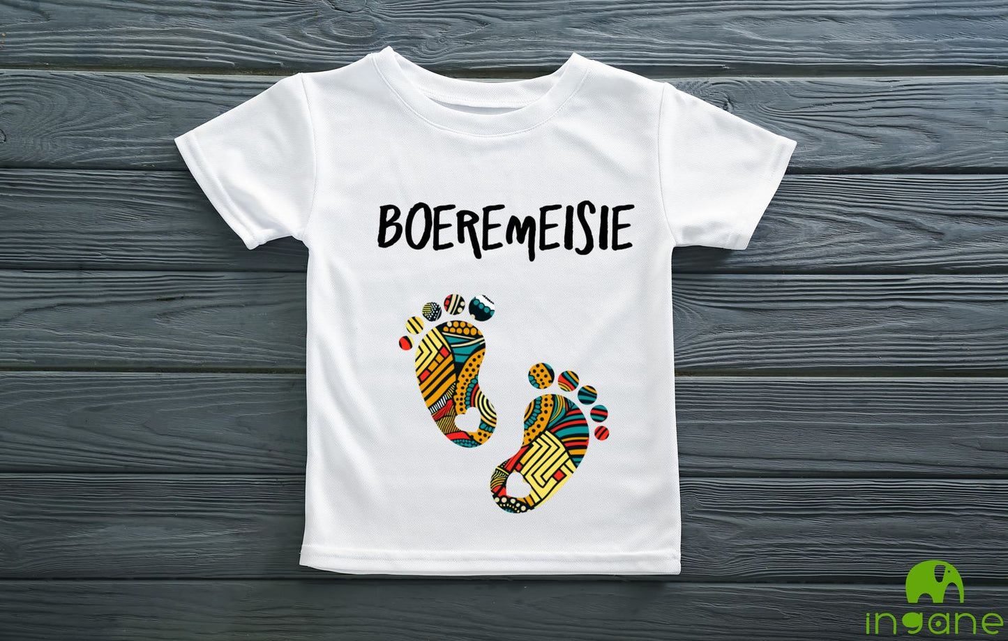 Kids 100% Organic Cotton Comfort T-Shirt (Boeremeisie)