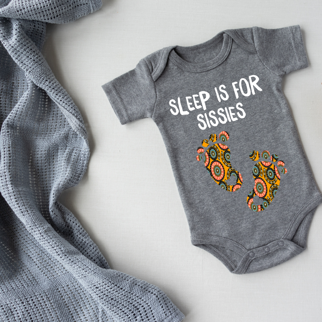 Organic Cotton Babygrows - Soft, Sustainable Comfort for Your Baby (Sleep is for sissies)