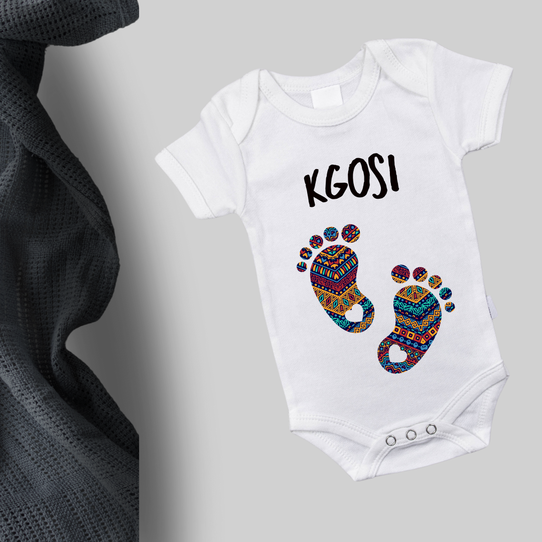 Organic Cotton Babygrows - Soft, Sustainable Comfort for Your Baby (Kgosi)