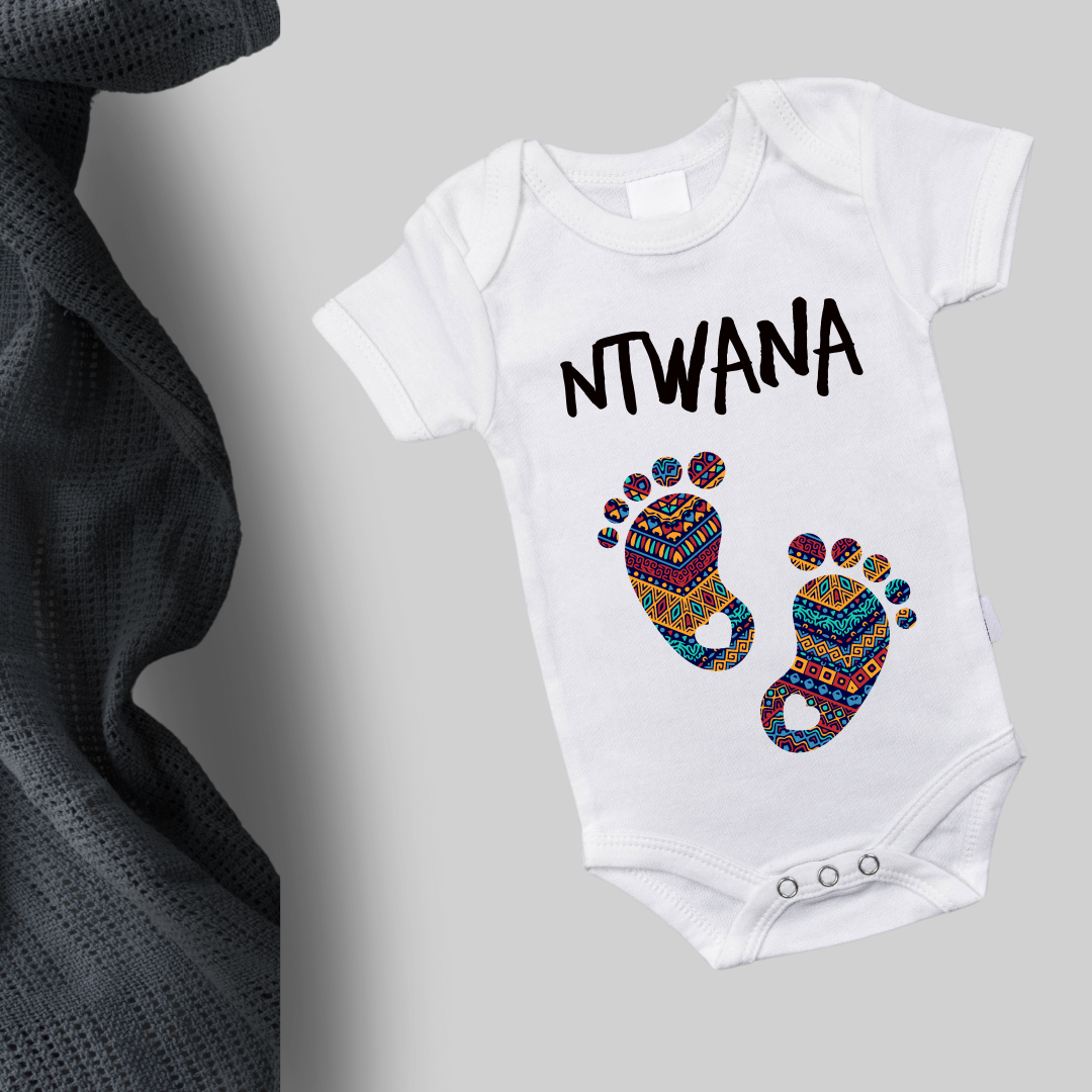 Organic Cotton Babygrows - Soft, Sustainable Comfort for Your Baby (Ntwana)