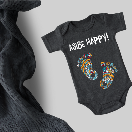 Organic Cotton Babygrows - Soft, Sustainable Comfort for Your Baby (Asibe Happy!)