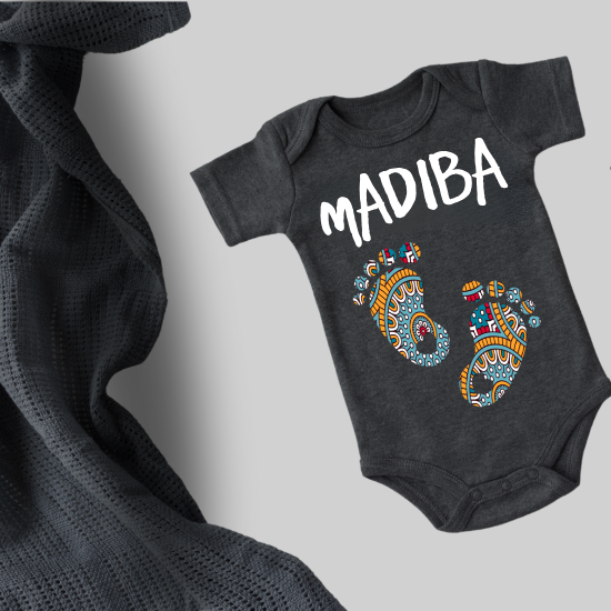 Organic Cotton Babygrows - Soft, Sustainable Comfort for Your Baby (Madiba)