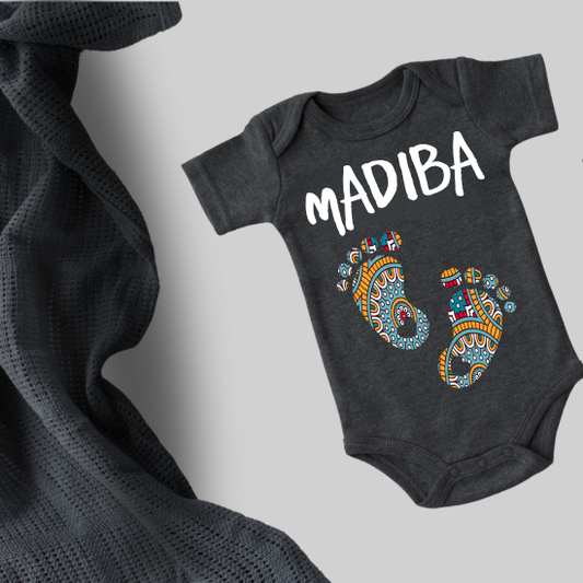Organic Cotton Babygrows - Soft, Sustainable Comfort for Your Baby (Madiba)
