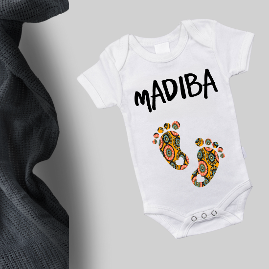 Organic Cotton Babygrows - Soft, Sustainable Comfort for Your Baby (Madiba)