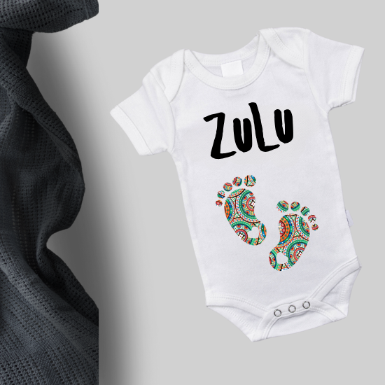 Organic Cotton Babygrows - Soft, Sustainable Comfort for Your Baby (Zulu)